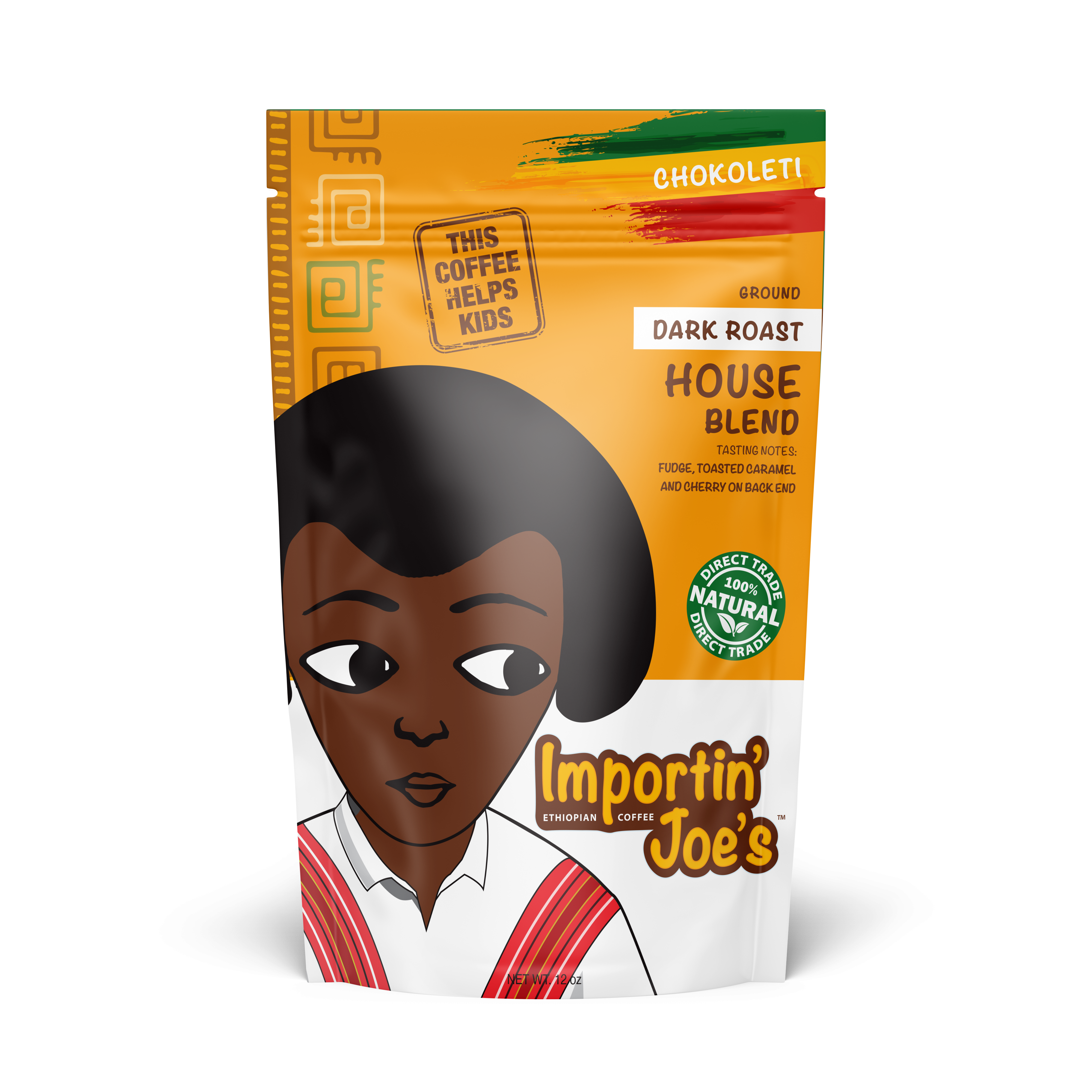 Chokoleti - Dark Roast – Importin' Joe's Ethiopian Coffee Chokoleti - Dark Roast – Importin' Joe's Ethiopian Coffee